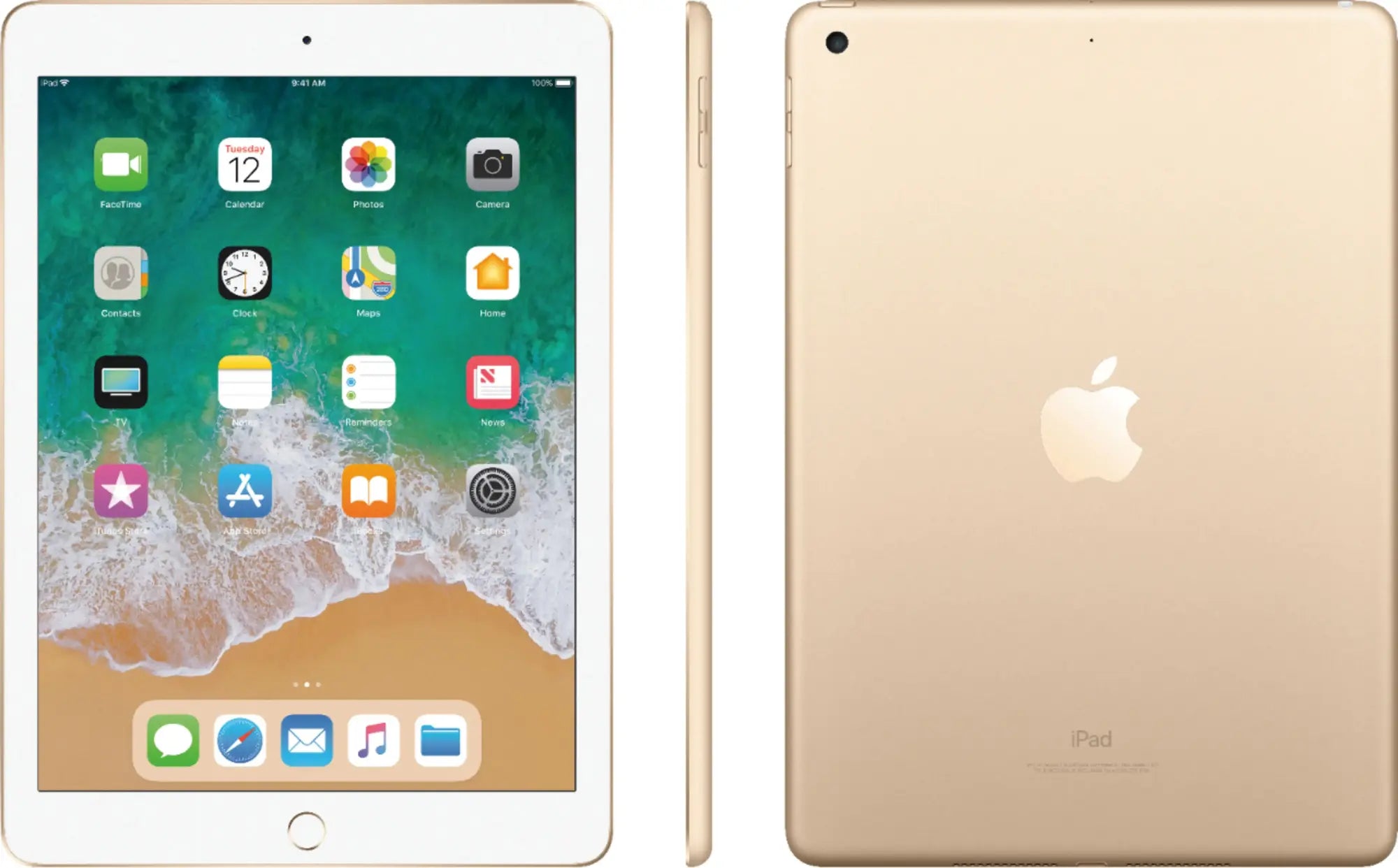 2017 Apple iPad (5th generation) with WiFi - 32GB - Gold - MPGT2LL/A
