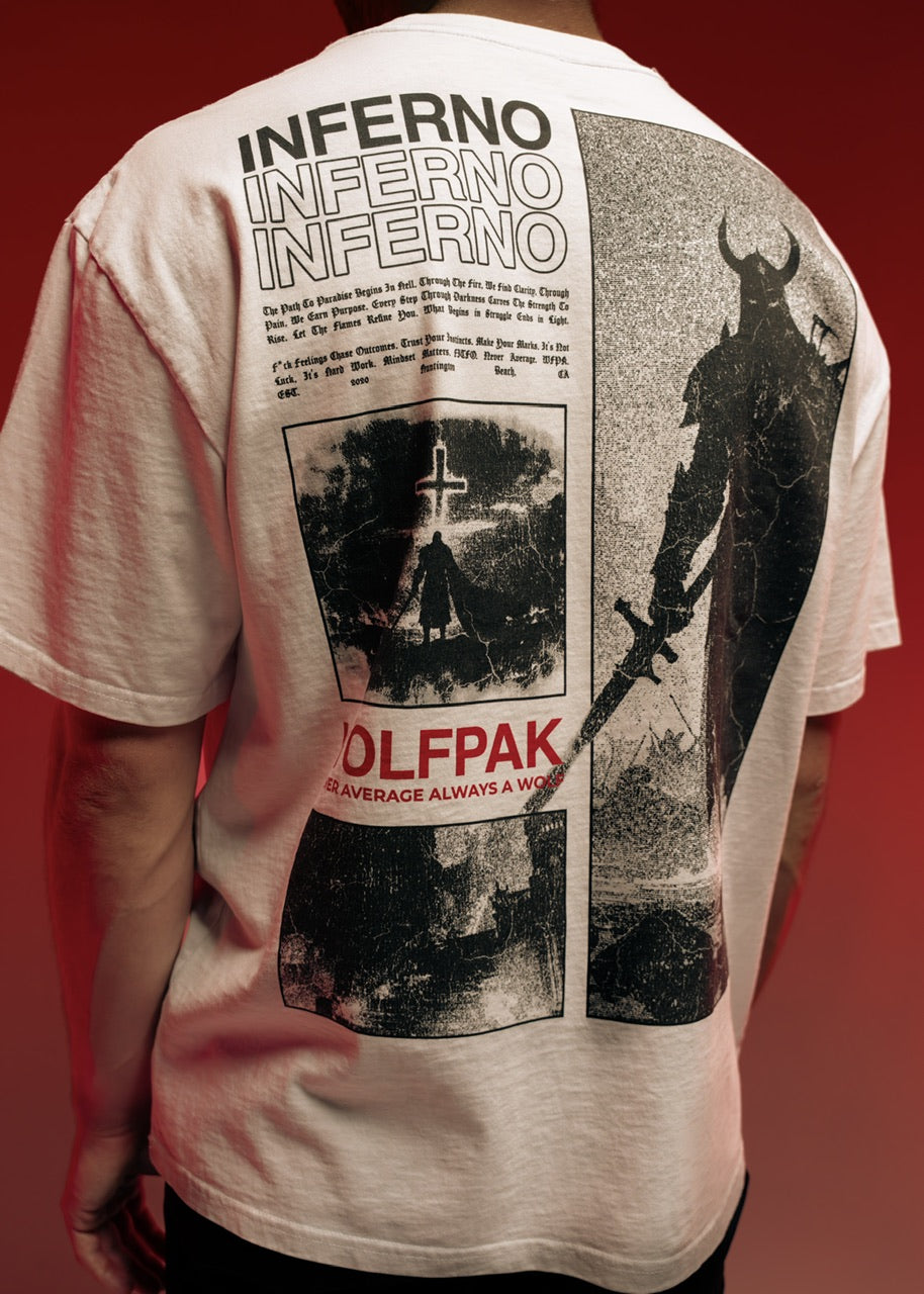 "Into The Abyss" Dante's Inferno Graphic T-Shirt