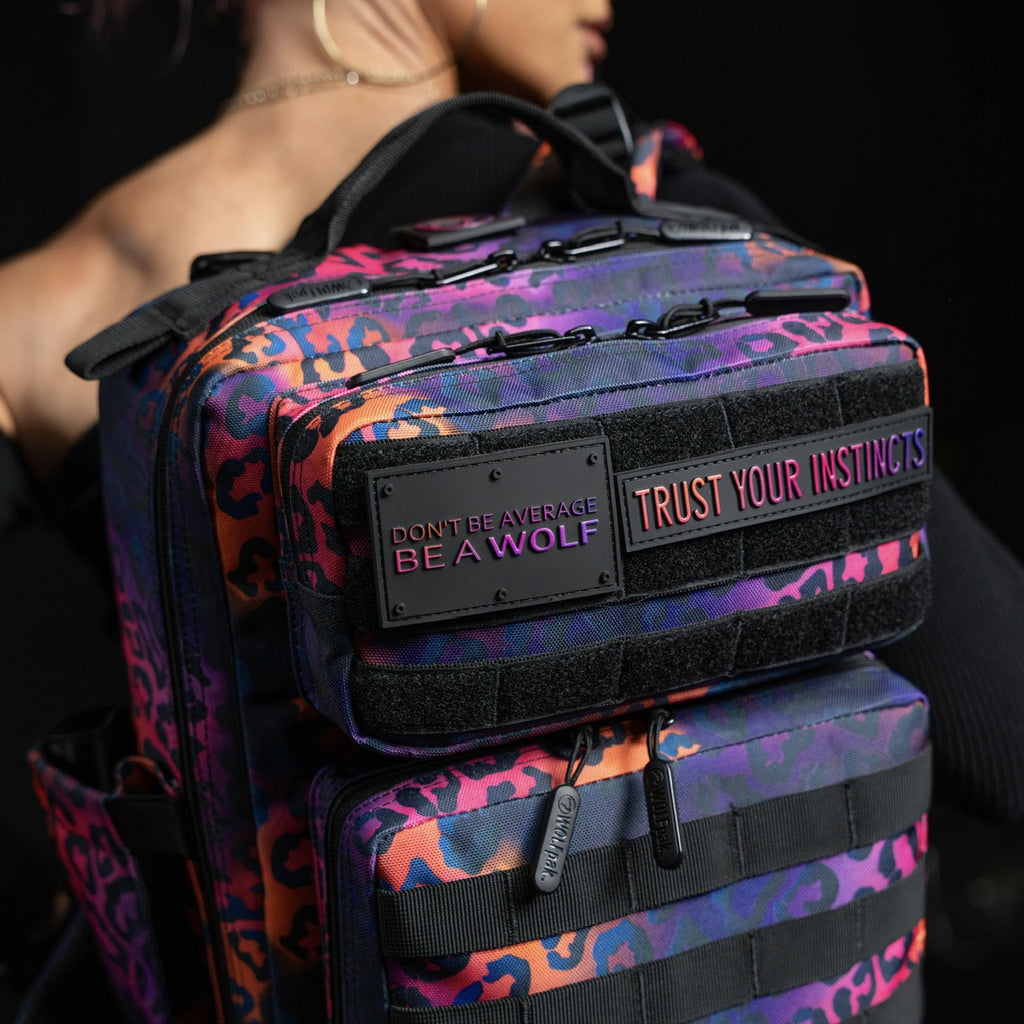 15L Backpack Neon Leopard
