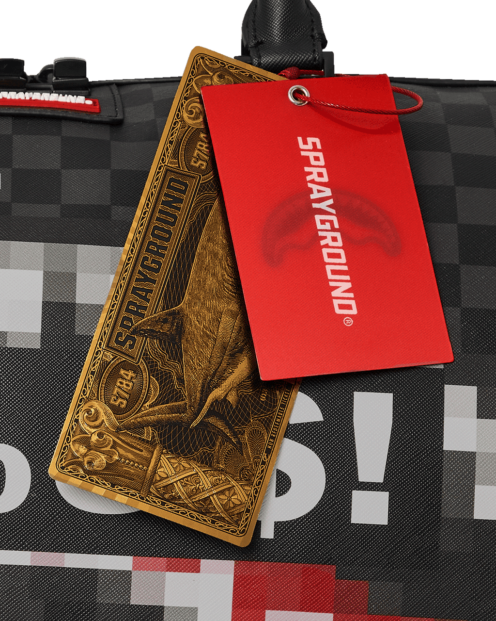 'WHAT THE BEEP' SHARK DUFFLE