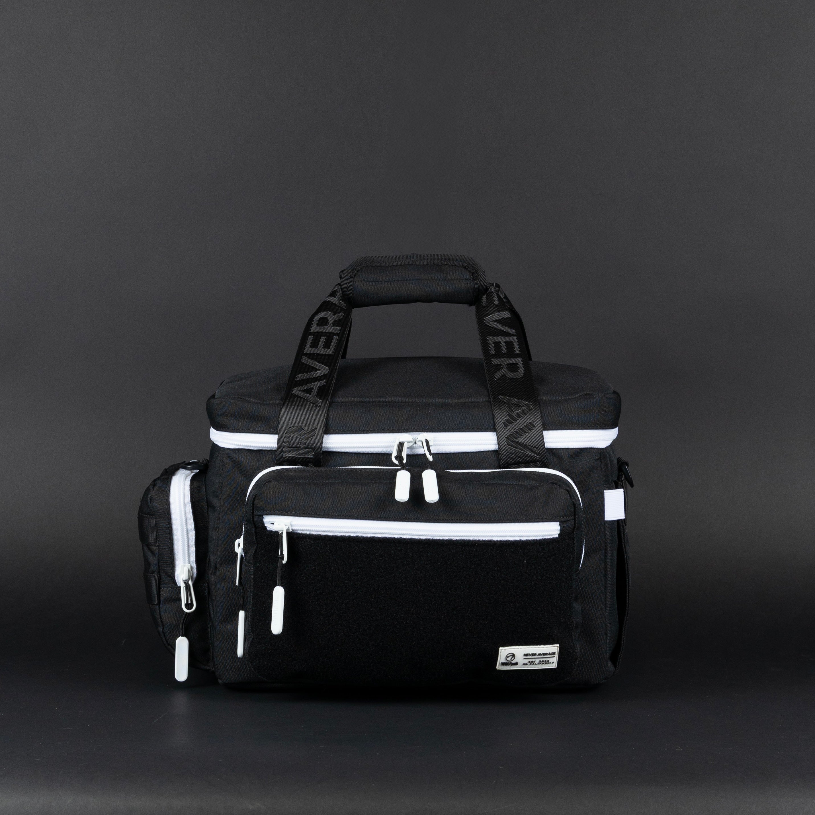 20L Alpha Black with White Accents Tactical Lunch Box