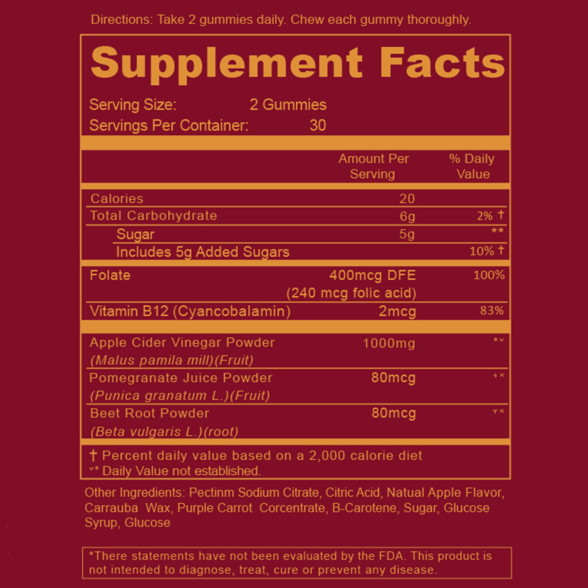 12 Bottles Apple Cider Vinegar