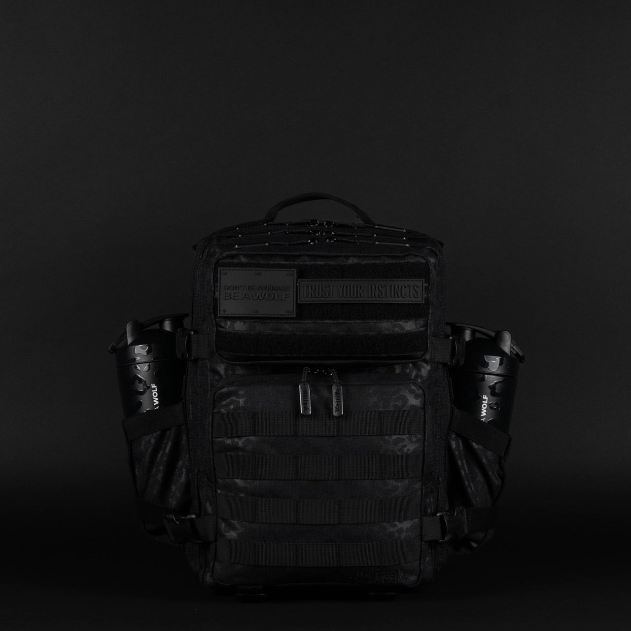 25L Backpack Black Leopard