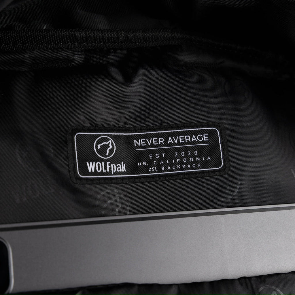 25L Backpack Black Leopard